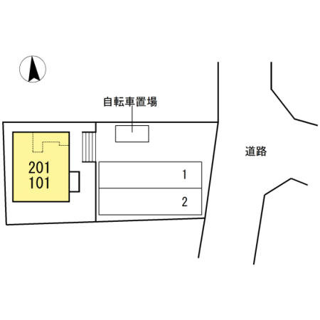 花桃の区画図