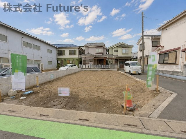 三郷市戸ケ崎5丁目　新築戸建　全1棟の外観|現地の写真になります。