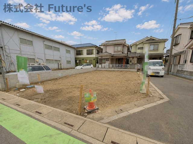 三郷市戸ケ崎5丁目　新築戸建　全1棟の外観|現地の写真になります。