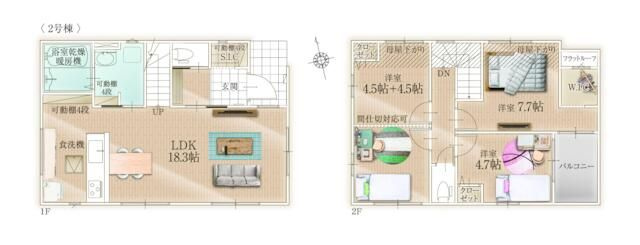 福岡市早良区南庄1期の間取り