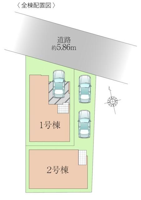 福岡市早良区南庄1期の区画図