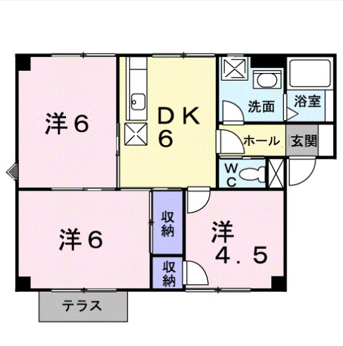 プラドールA2の間取り