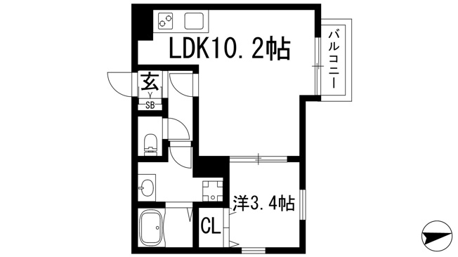 【間取り】 | 仮）La-Crea池田リーフィア