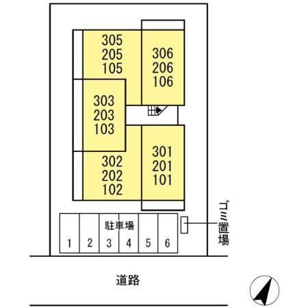 【区画図】 | アヴァンスコート参番館