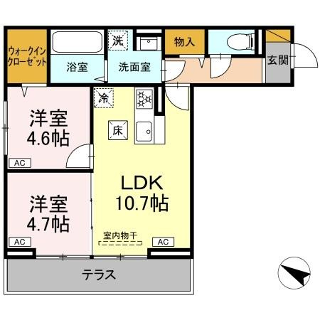 【間取り】 | アヴァンスコート参番館