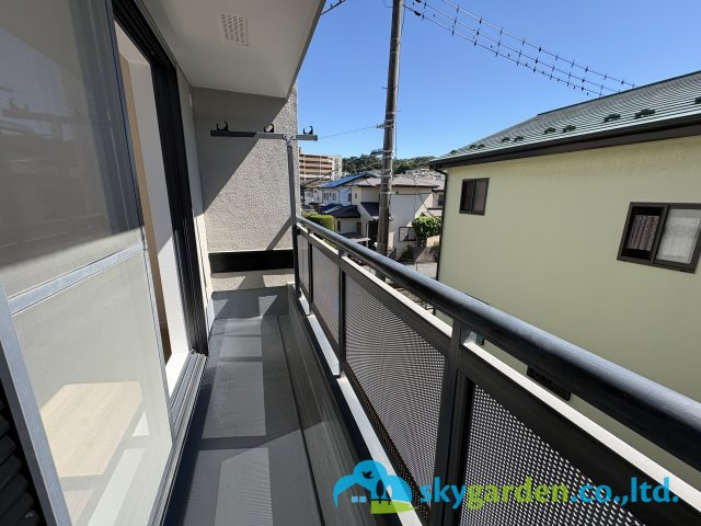 藤沢市本藤沢３丁目　中古戸建のバルコニー|陽当たり良好なバルコニーです