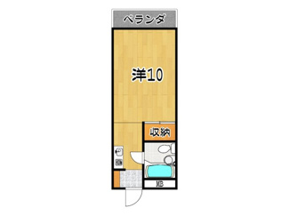 【間取り】 | コーポ楚辺