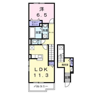 【間取り】 | エレガンス　メゾン　Ⅱ