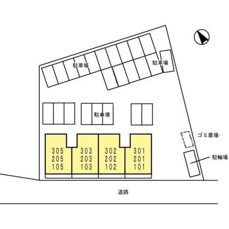 プリムローズの区画図