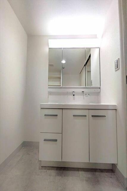 岡山市中区藤原西町１丁目の中古マンションの独立洗面台