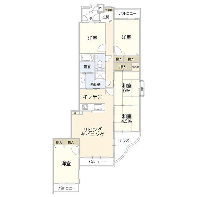 岡山市中区東山１丁目の中古マンション