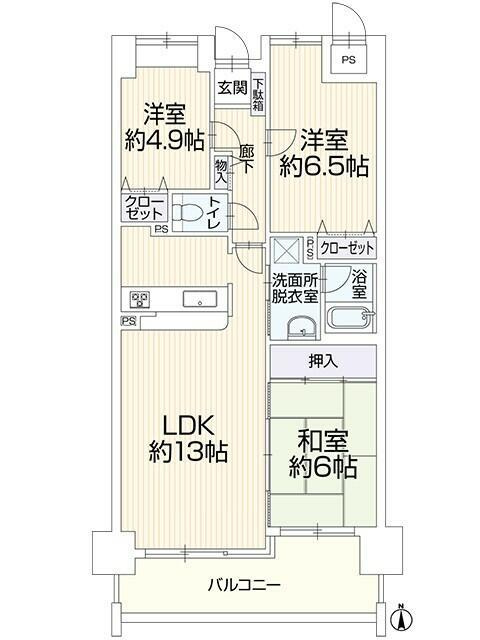 岡山市中区原尾島１丁目の中古マンション