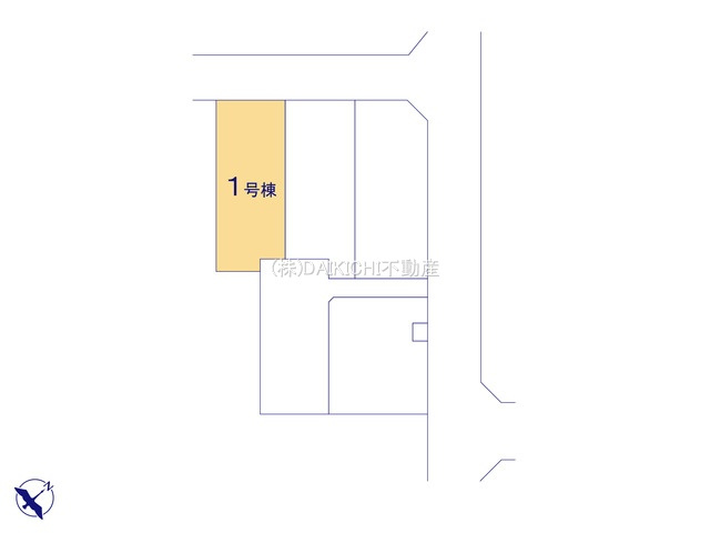 【区画図】 | 坂戸市千代田2丁目5期　ブルーミングガーデン　新築戸建　全5棟　1号棟