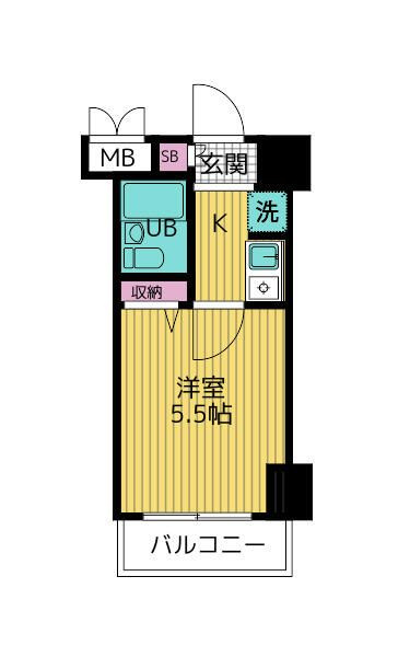 クリオ大通り公園壱番館の間取り