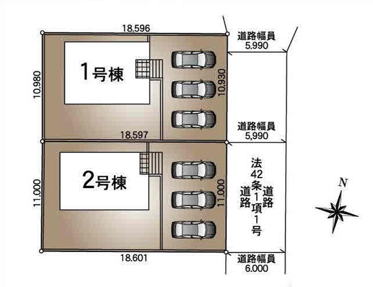 千葉市緑区高津戸町第５の区画図