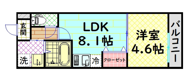 【間取り】 | フジパレス堺大浜Ⅲ番館
