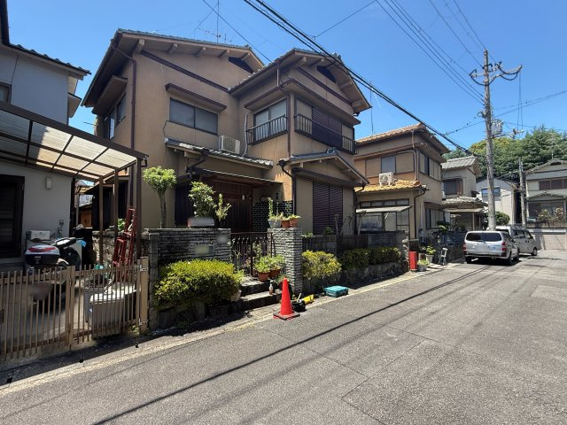 太秦組石町　新築参考プランA　建築条件付土地の前面道路含む現地写真