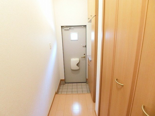 グリーンローズＢの玄関