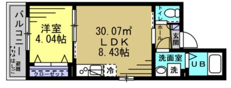 シティハウス八潮の間取り