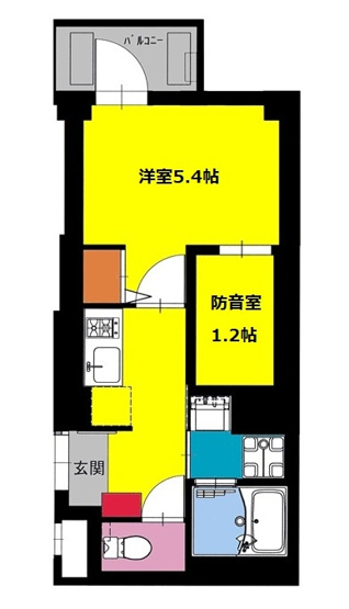 【間取り】 | b’CASA浅草イースト | 「b’CASA浅草イースト」