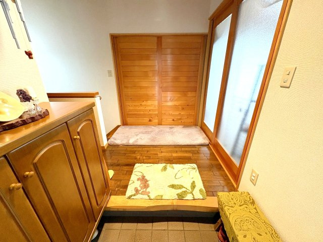 中古戸建の玄関