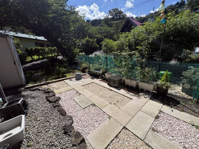 中古戸建の庭