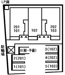 メゾンいずみ　　刈谷市の賃貸ならクラスホーム刈谷店の駐車場