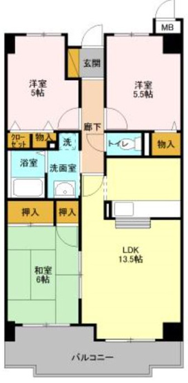【間取り】 | K’Sシャンブル | 間取り