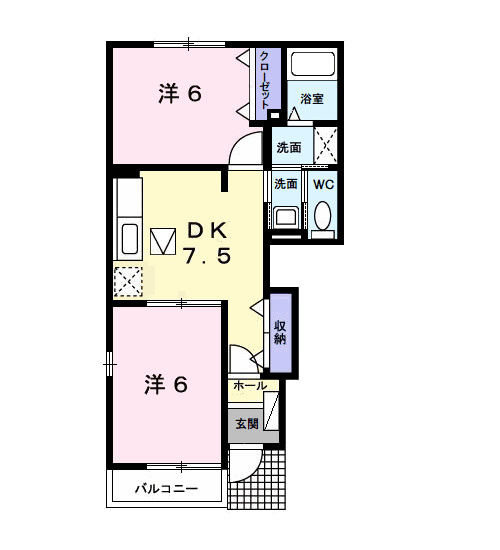 【間取り】 | エピナールＢ
