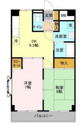 【間取り】 | 角部屋2面採光のお部屋です