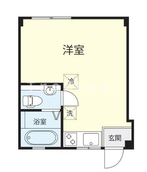 岸ハイツの間取り