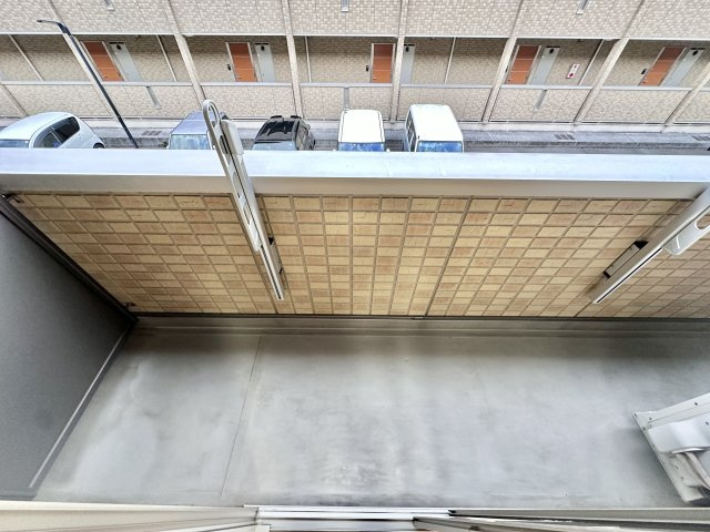 セジュール白浜 A棟のバルコニー