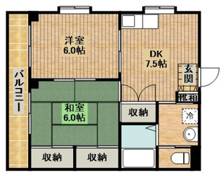 【間取り】 | 矢島ハイツ