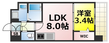 【間取り】 | ミラージュパレス難波幸町 仲介手数料無料
