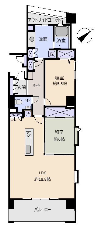 コッコラーレ熱海の間取り
