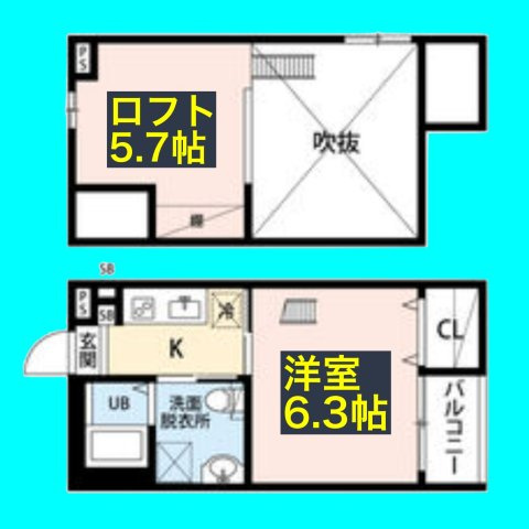 Kohimari志賀本通(コヒマリシガホンドオの間取り