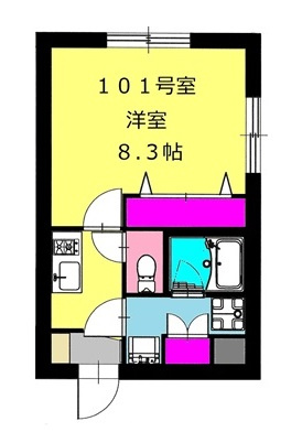 【間取り】 | b’CASA港町 | 「b’CASA港町」