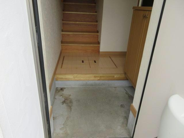 シンセイパレスの玄関