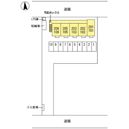 アドバンスの区画図