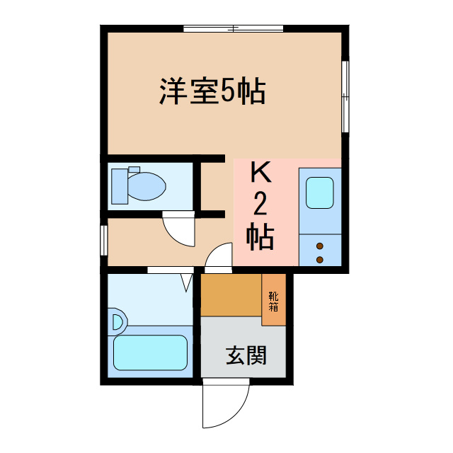 栄ハイツの間取り