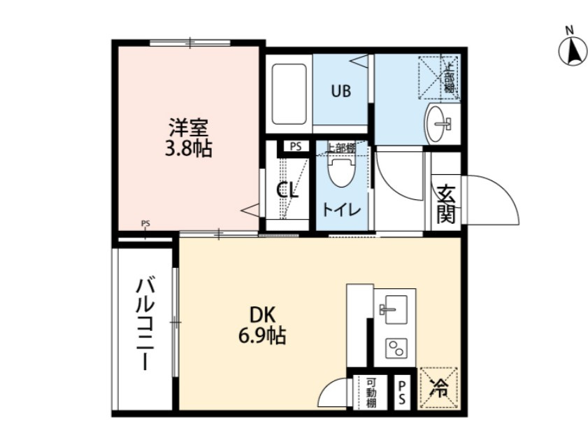 robot home 新小岩の間取り