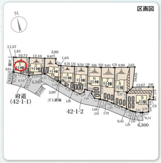【区画図】 | リーブルガーデン富田林市梅の里１丁目 | 区画図