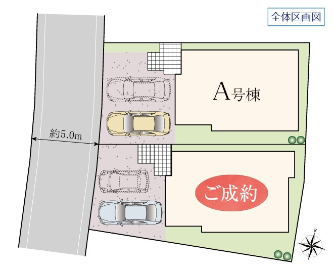 八千代市勝田台5丁目11番の区画図