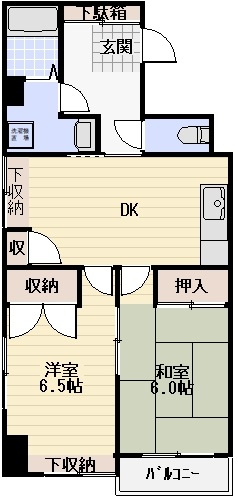 【間取り】 | ハイムコンドー　