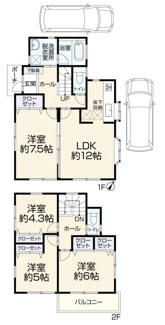 【間取り】 | 再生住宅　藤沢市亀井野 | 間取り