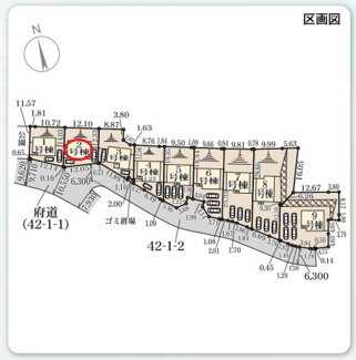 【区画図】 | リーブルガーデン富田林市梅の里１丁目 | 区画図