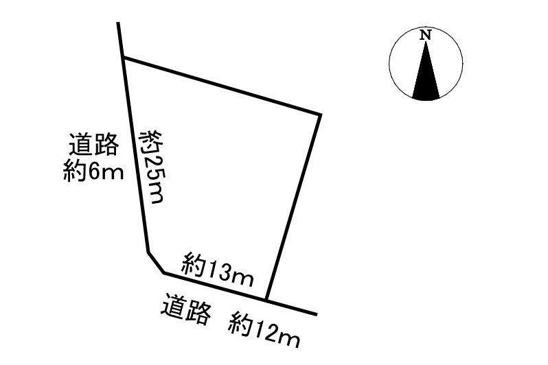 土地　旦島2丁目の土地図