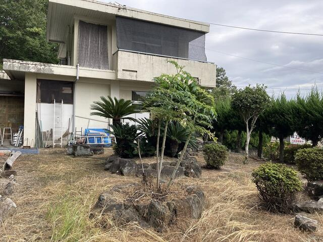岡山市北区津島東４丁目の中古一戸建の庭