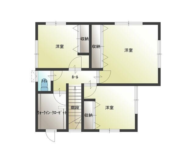 岡山市北区津島西坂２丁目の中古一戸建の間取り