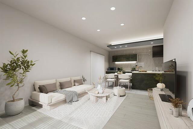 岡山市北区吉備津の新築一戸建のその他|１８．８６帖のゆとりあるリビ…